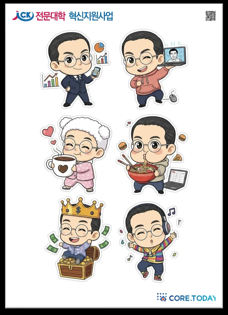 울산 시민 행사 스티커 결과물