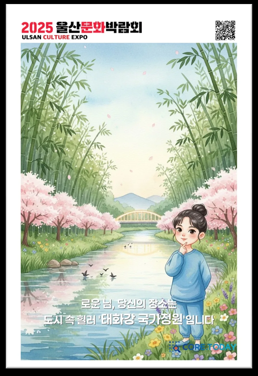 울산문화박람회 태화강 국가정원 포토카드 결과물