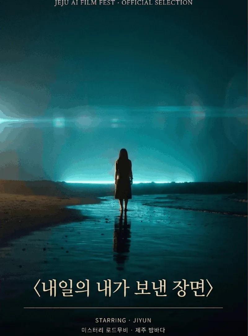 AI 영화 포스터 '내일의 내가 보낸 장면'